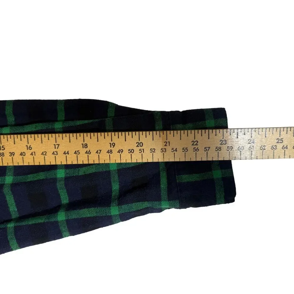 Dangerous Man Brewing Company Men Flannel Shirt Elbow Patch Pearl Bottons Size M - Picture 11 of 13